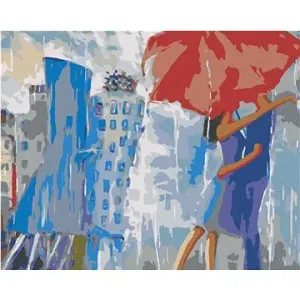 Malování podle čísel - Město v dešti