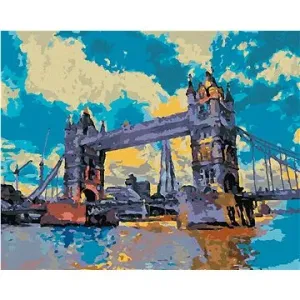 Tower Bridge v Londýně, 40×50 cm, bez rámu a bez vypnutí plátna