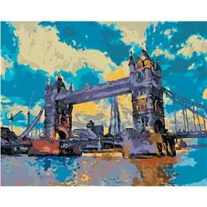 Tower Bridge v Londýně, 80×100 cm, bez rámu a bez vypnutí plátna