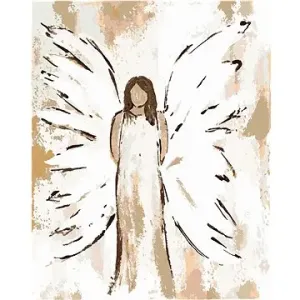 Anděl s hnědými vlasy 3 (Haley Bush), 40×50 cm, bez rámu a bez vypnutí plátna