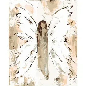 Anděl s hnědými vlasy (Haley Bush), 40×50 cm, bez rámu a bez vypnutí plátna