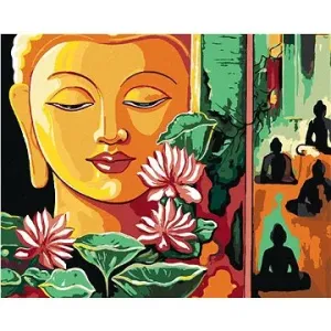 Malování podle čísel - Asijský buddha