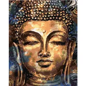 Zuty - Malování podle čísel - BUDDHA S ORNAMENTY, 80x100 cm, vypnuté plátno na rám