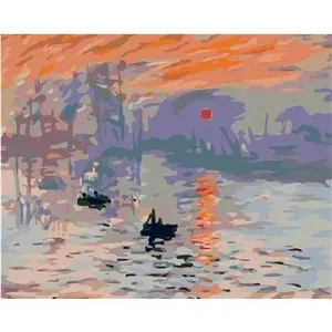 Malování podle čísel - Východ slunce (C.Monet)