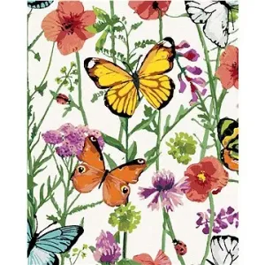 Berušky a motýlci, 80×100 cm, bez rámu a bez vypnutí plátna