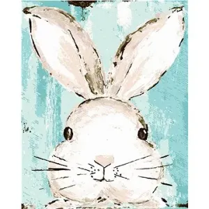 Hlava králíka (Haley Bush), 40×50 cm, bez rámu a bez vypnutí plátna