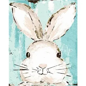 Hlava králíka (Haley Bush), 80×100 cm, vypnuté plátno na rám