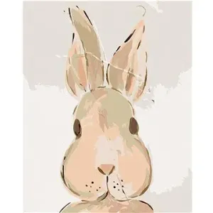 Hnědý králík (Haley Bush), 80×100 cm, vypnuté plátno na rám