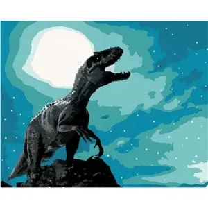 Malování podle čísel - Tyrannosaurus rex v noci