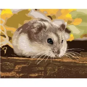 Malý křeček, 40×50 cm, vypnuté plátno na rám