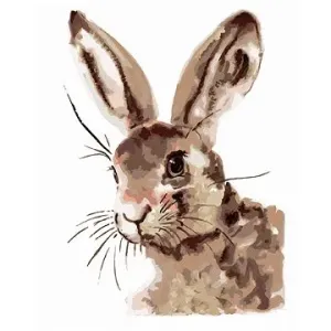 Roztomilý králík, 80×100 cm, vypnuté plátno na rám