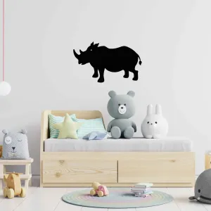 Dřevěný obraz na zeď - Rhino