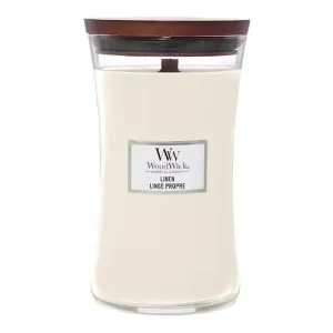 WoodWick Vonná svíčka váza Linen 609,5 g
